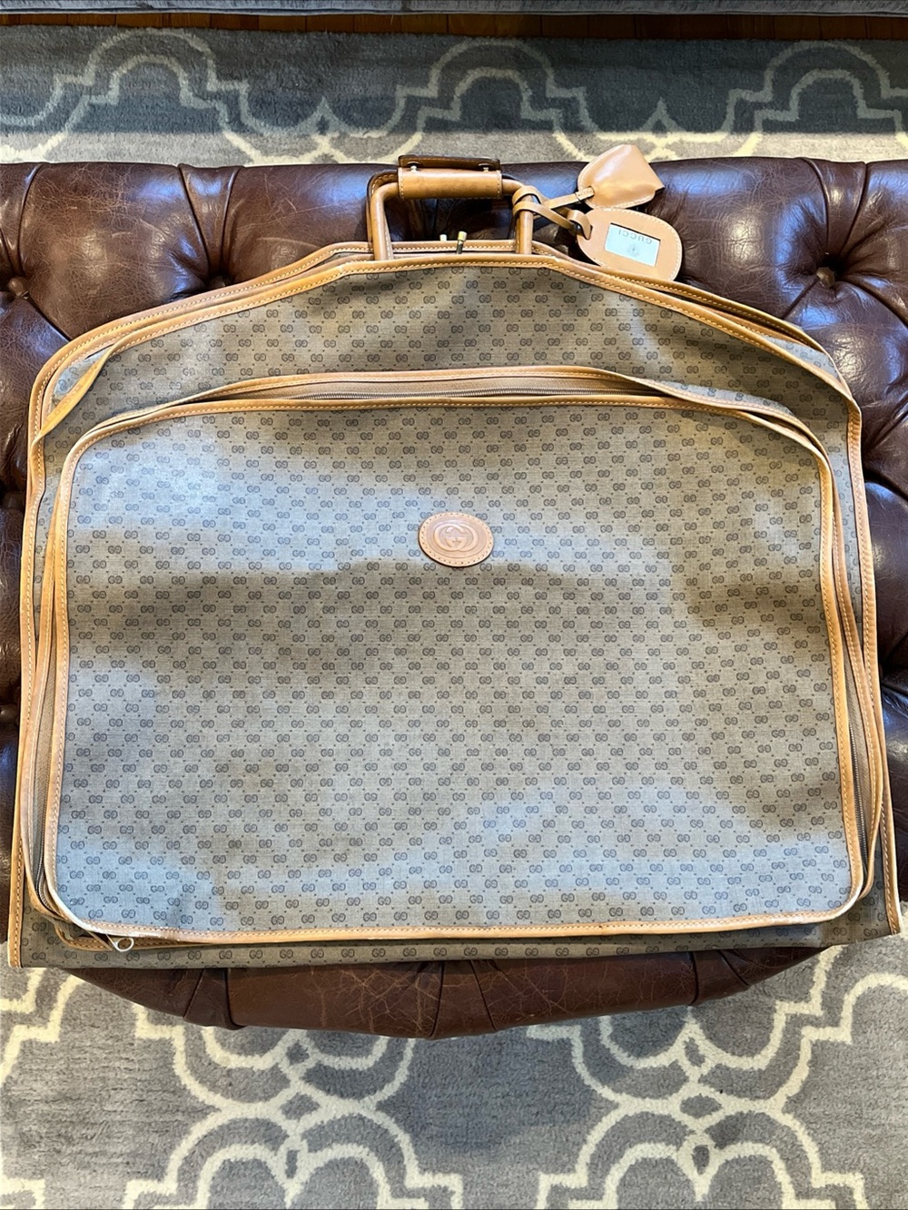 Vintage Gucci Garment Bag micro Gs